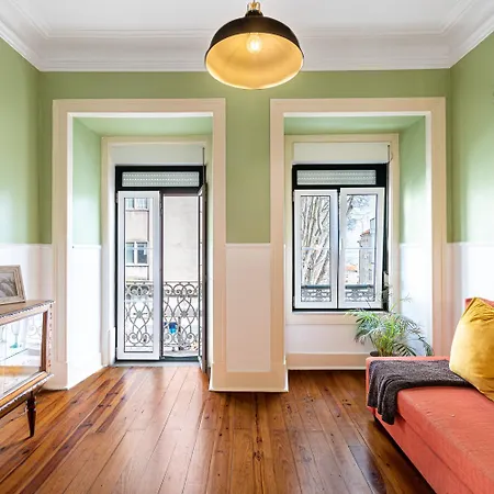 Apartament Spacious With Terrace At Graca Lizbona